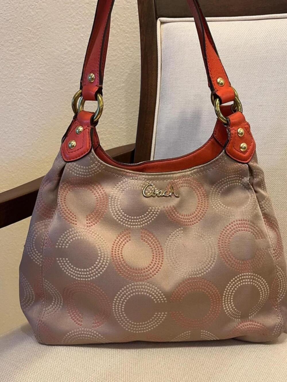 Coach vintage y2k tangerine shoulder bag